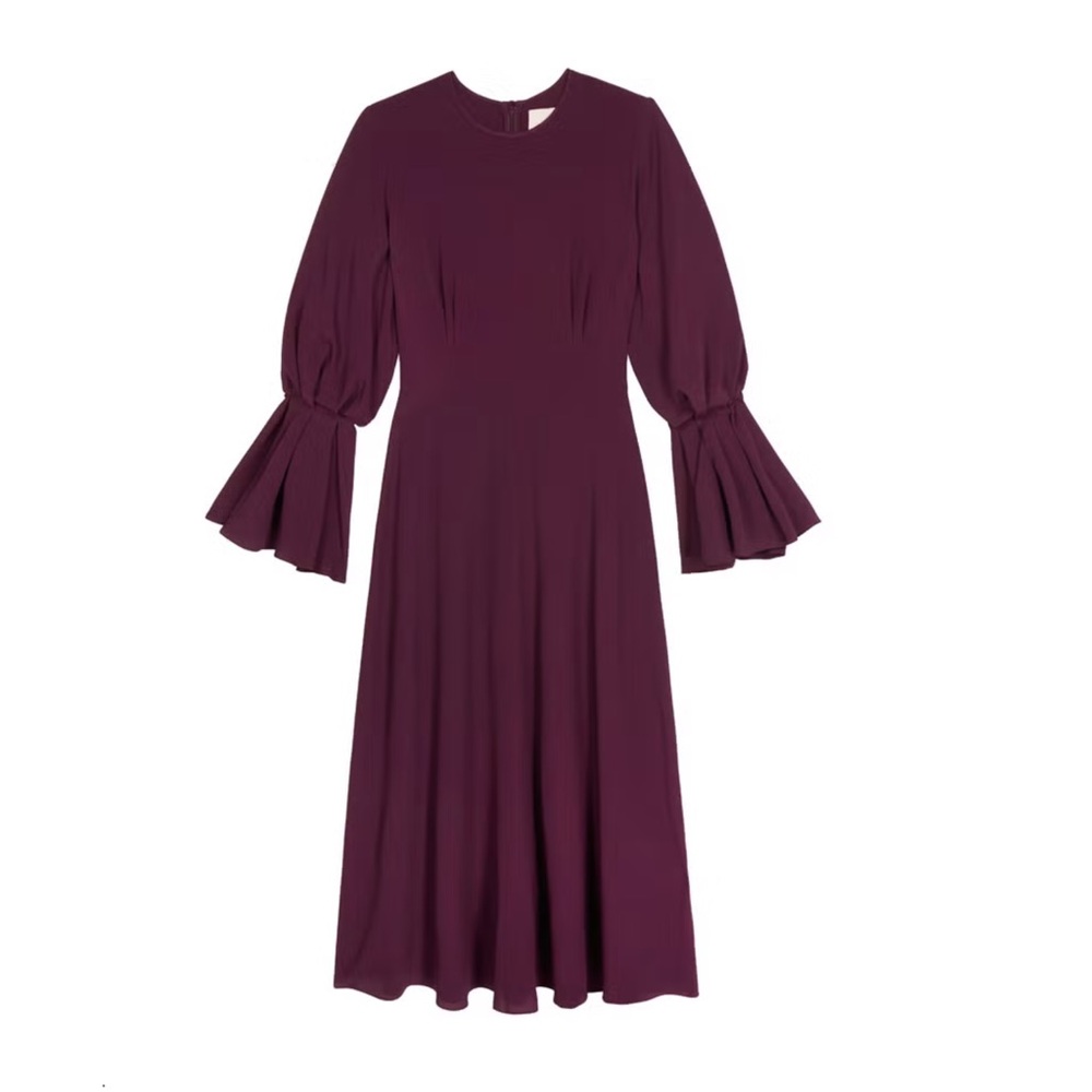 Roksanda Pleated crepe midi dress